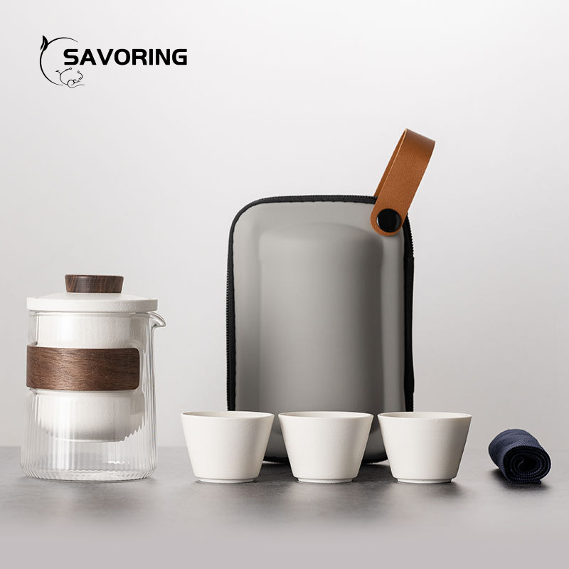 Camping Cooking Gear - Eenvoudige Chinese Keramische Theeservies 1 Pot