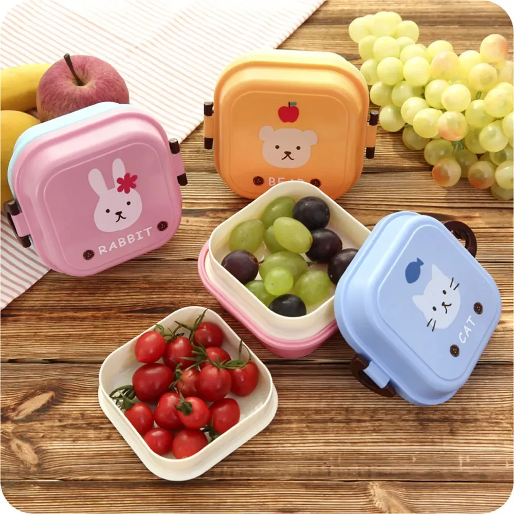 Camping Cooking Food - Kinderen Mini Leuke Cartoon Voedsel Opbergdoos
