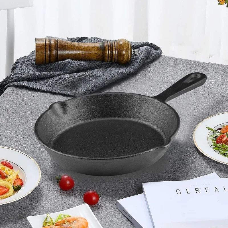 Skillet Cast Iron Camp - 1 stks 14 CM Camping Indoor