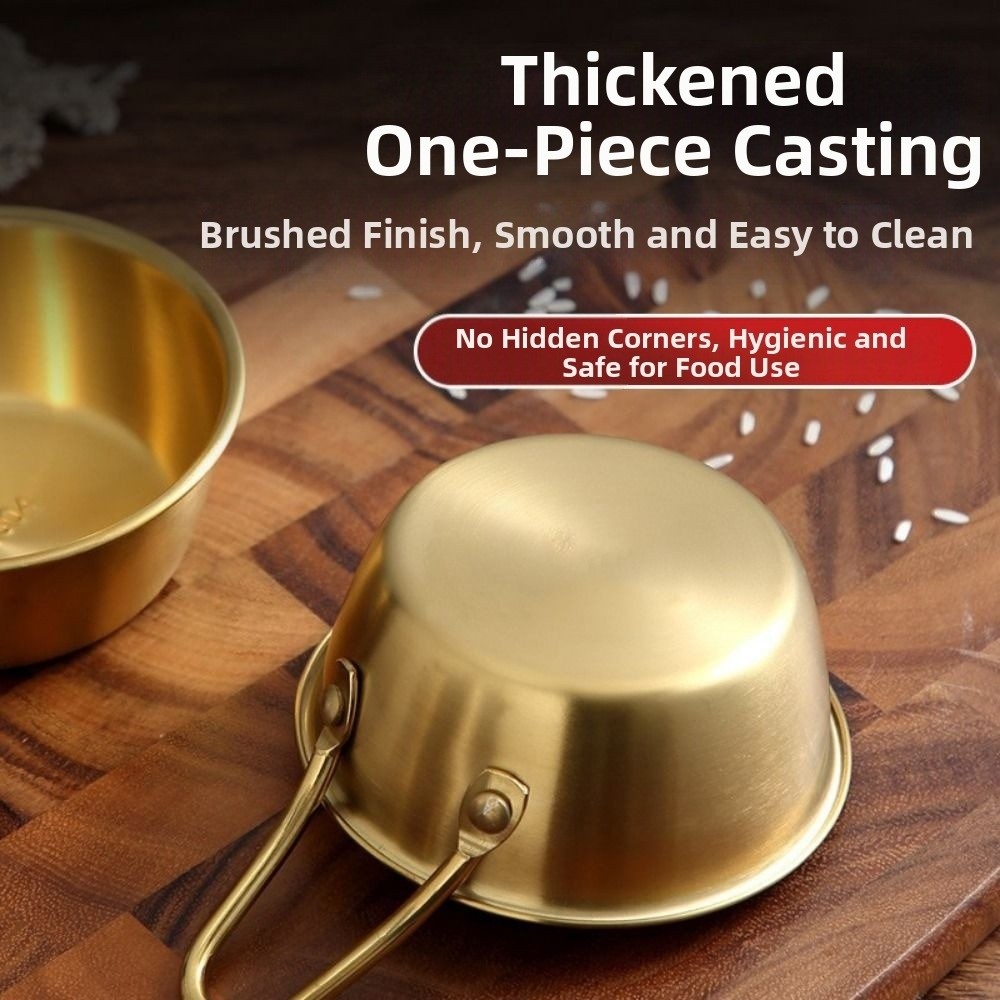 Camping Cooking Materials - Roestvrijstalen kook- en mengkom, groot formaat,