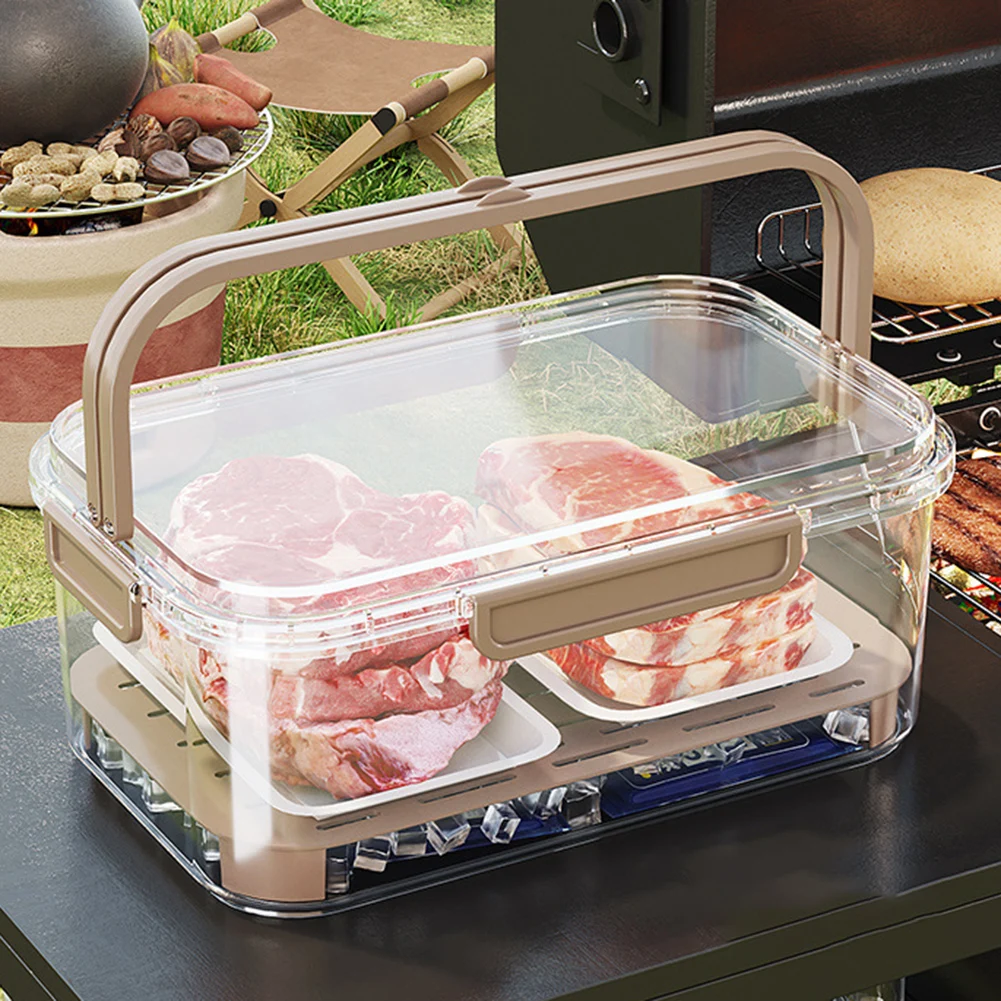 Camping Cooking Food - Draagbare voedselopslagcontainer Luchtdichte frisheidsdoos met grote