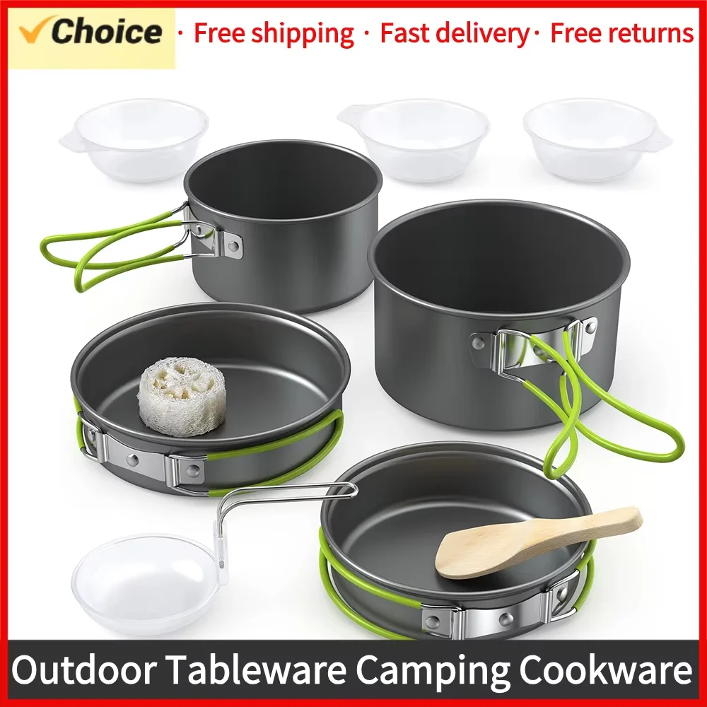 Camping Cooking Materials - Outdoor kook- en kampeerbestekset voor 2-3