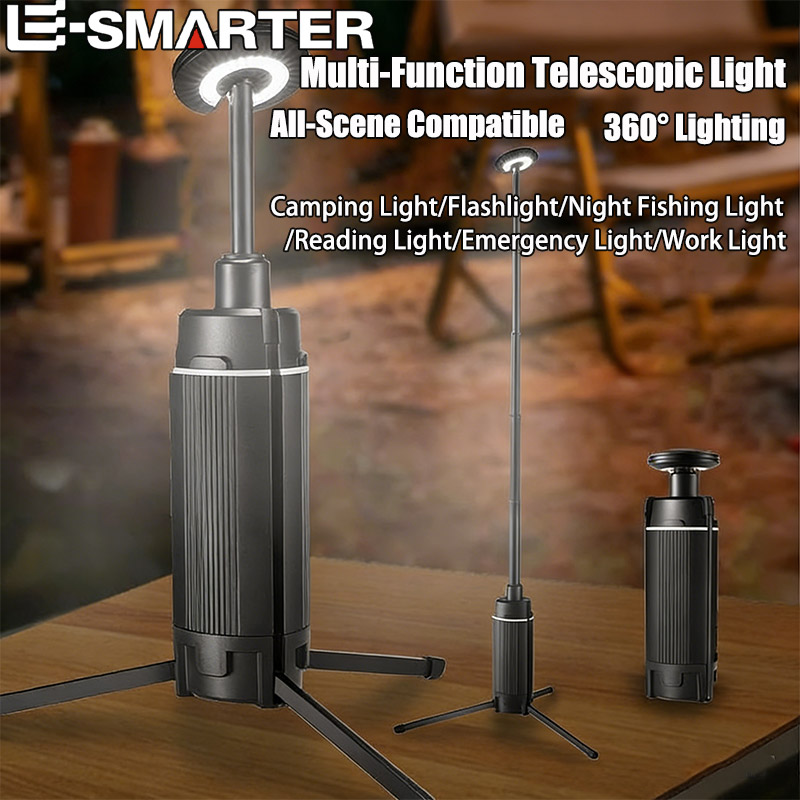 Camping Cooking Tripod - Draagbare Camping Lantaarn Telescopische Led Werk