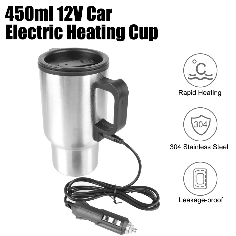 Camping Cooking Electric - 12V 450Ml Elektrische Verwarming Auto Waterkoker