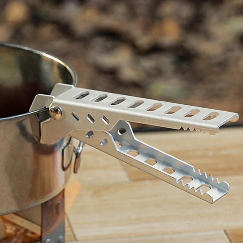 Camping Cooking Pots And Pans - Aluminium Anti-hete Legering Clip Kom Grijper