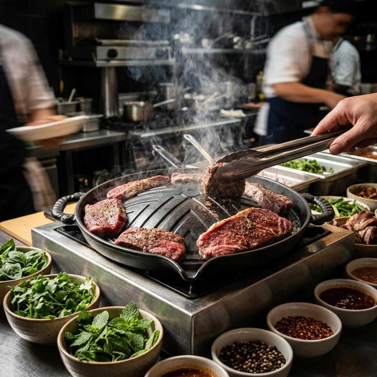 Gietijzeren ovale grillpan voo - Skillet Cast Iron Camp recensie en prijs