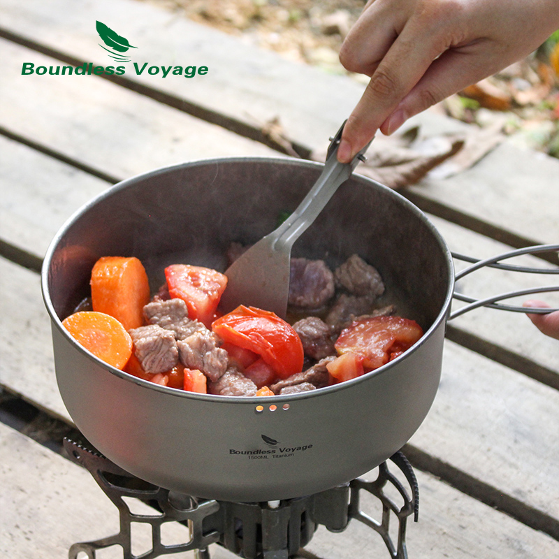Boundless Voyage Titanium Stoo - Camping Cooking Pots And Pans recensie en prijs