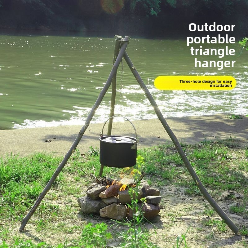 Draagbare, demontabele hangend - Camping Cooking Tripod recensie en prijs