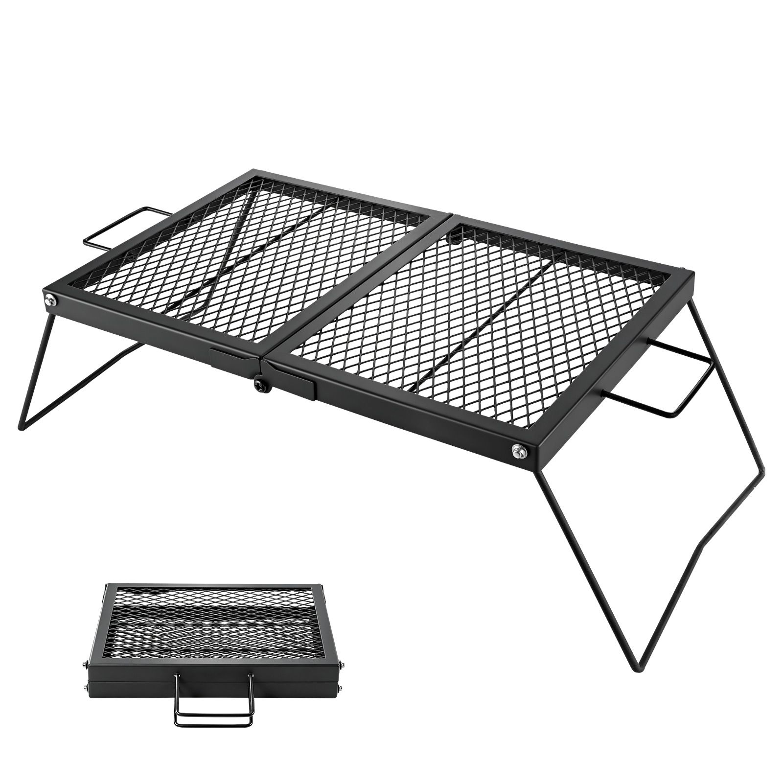 Robuuste, inklapbare grill voo - Camping Cooking Over Fire recensie en prijs
