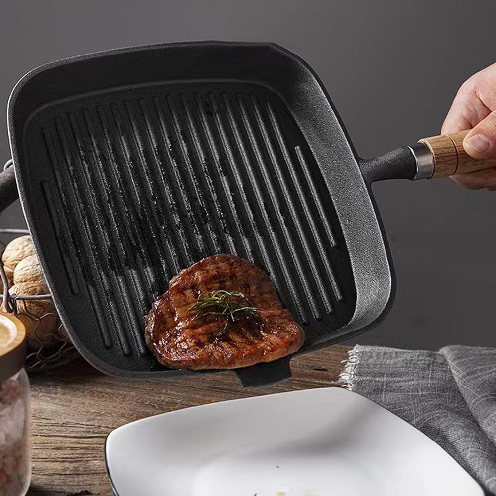 IJzeren koekenpan, ongecoate,  - Skillet Cast Iron Camp recensie en prijs