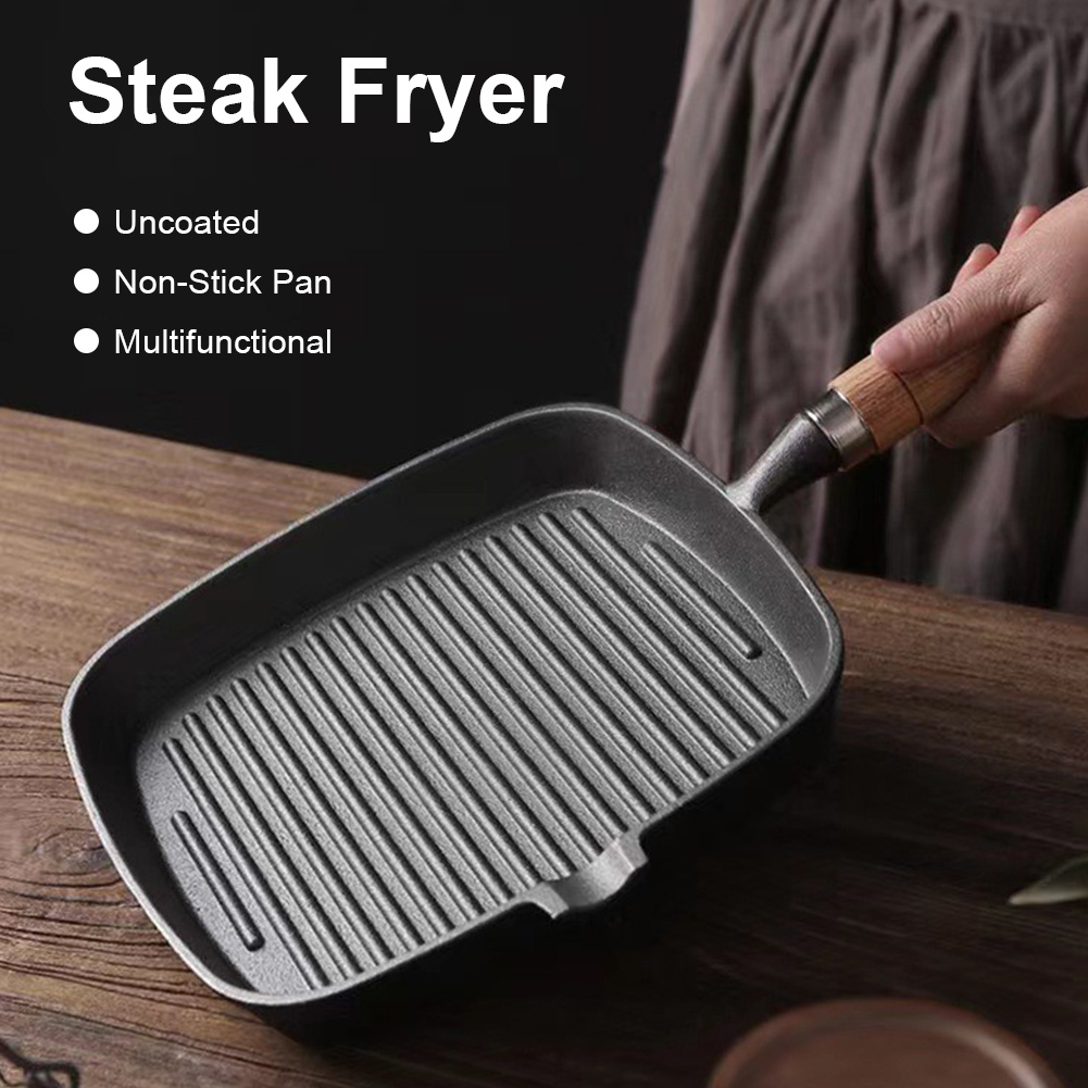 IJzeren koekenpan, ongecoate,  - Skillet Cast Iron Camp recensie en prijs