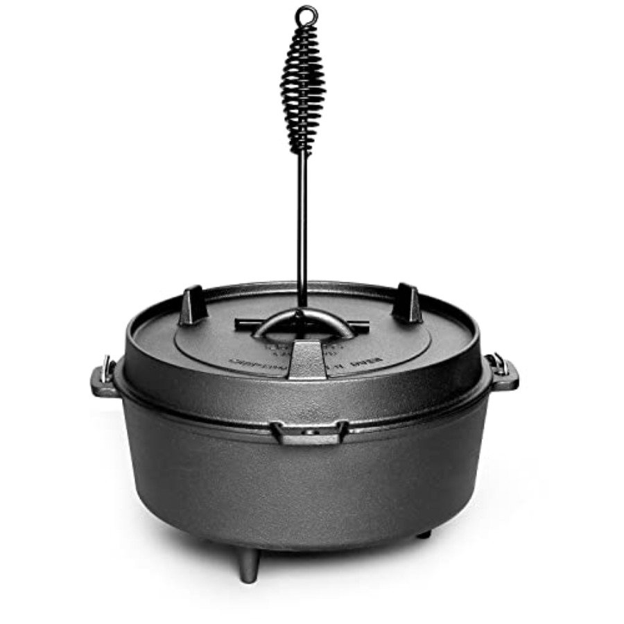 Voorgekruide gietijzeren Dutch - Skillet Cast Iron Camp recensie en prijs