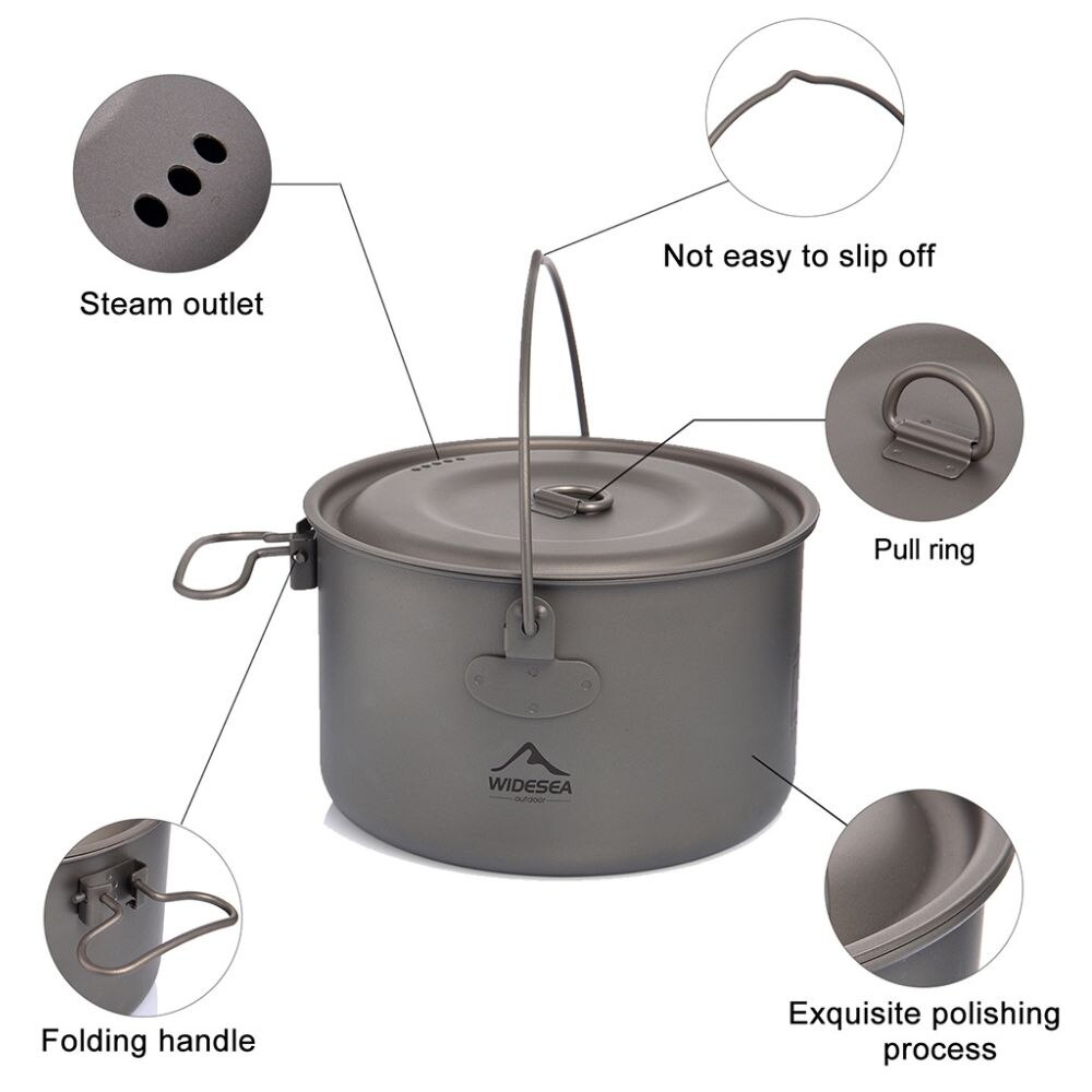 Widesea Camping Tafelgerei Tit - Camping Cooking Pots And Pans recensie en prijs