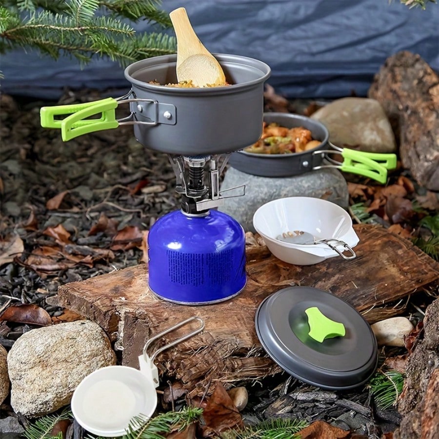 Camping kookset: draagbaar ser - Camping Cooking Gear recensie en prijs
