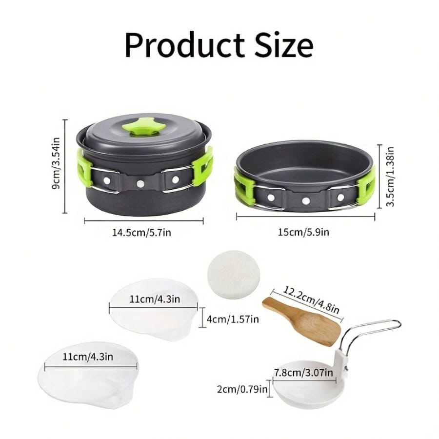 Camping kookset: draagbaar ser - Camping Cooking Gear recensie en prijs