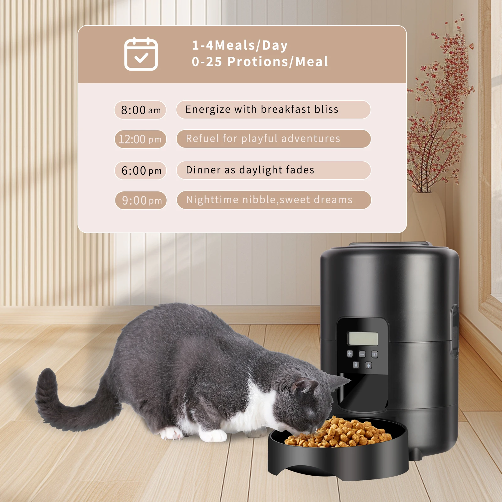 Automatische huisdierenvoeder  - Camping Cooking Food recensie en prijs