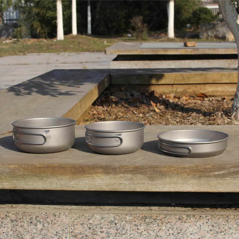 Keith 3PCS Titanium Kookgerei  - Camping Cooking Pots And Pans recensie en prijs