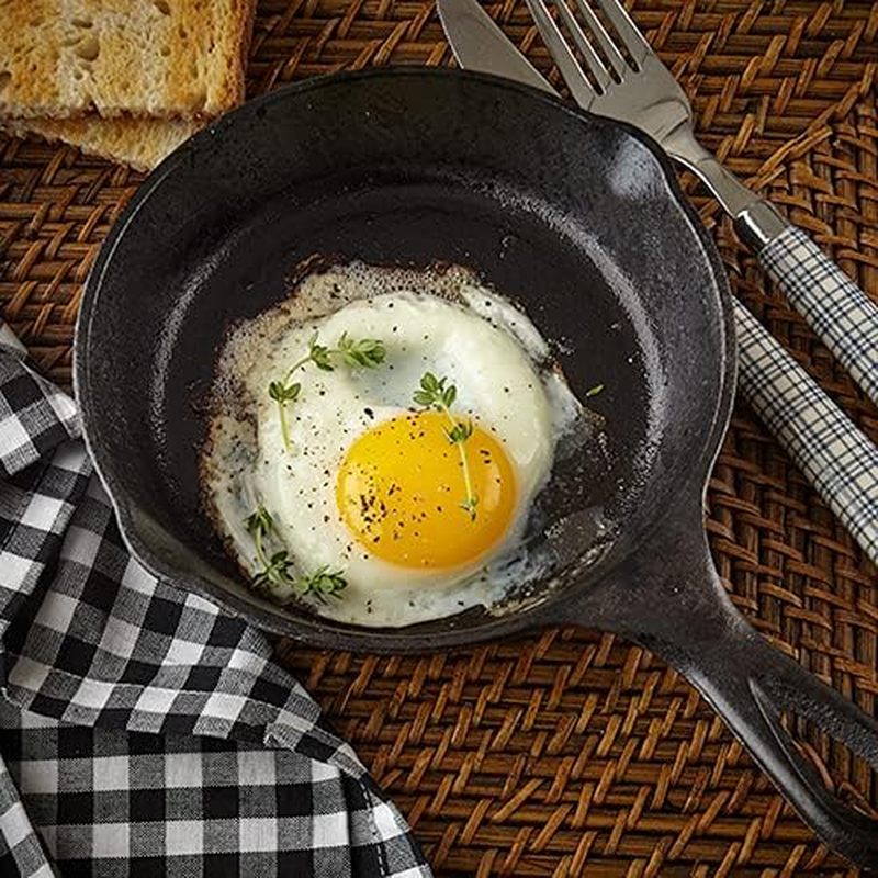 6 inch gietijzeren koekenpan,  - Skillet Cast Iron Camp recensie en prijs