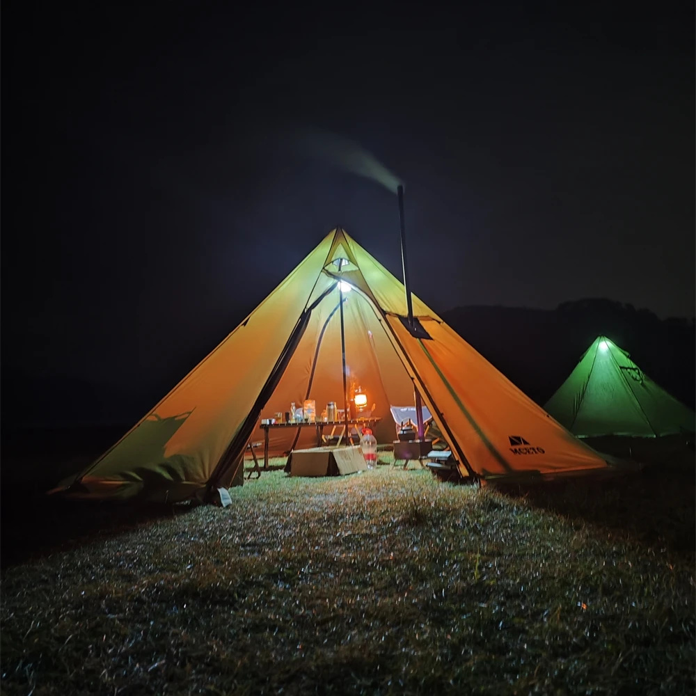 500PRO Tipi Hot Tent met brand - Campfire Cooking In Another World recensie en prijs