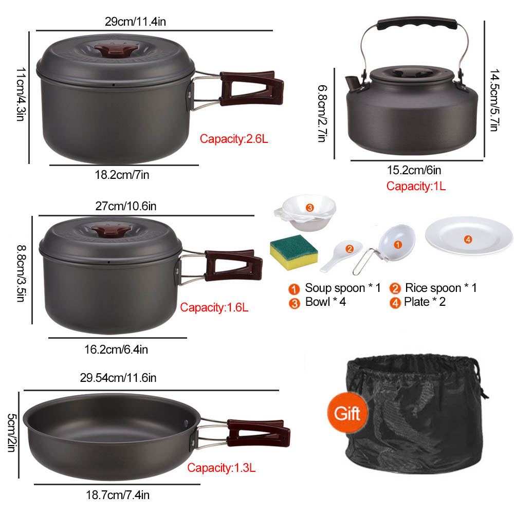 Buiten Koken 3-4 Personen Pick - Camping Cooking Pots And Pans recensie en prijs