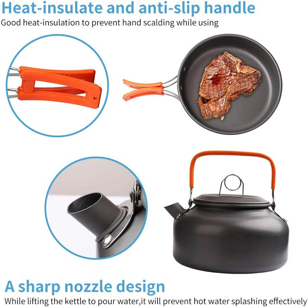 1 stks/1 set Camping Kookgerei - Camping Cooking Pots And Pans recensie en prijs