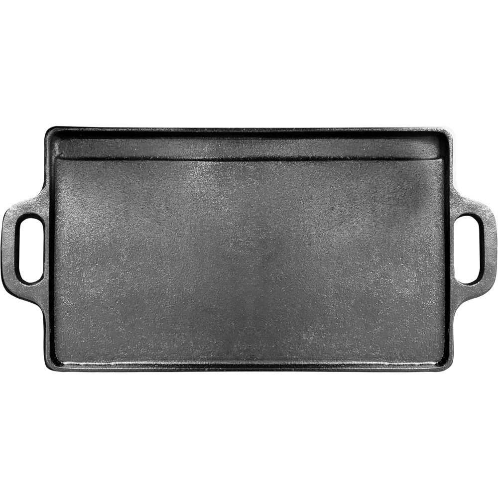 Voorgekruide gietijzeren grill - Skillet Cast Iron Camp recensie en prijs