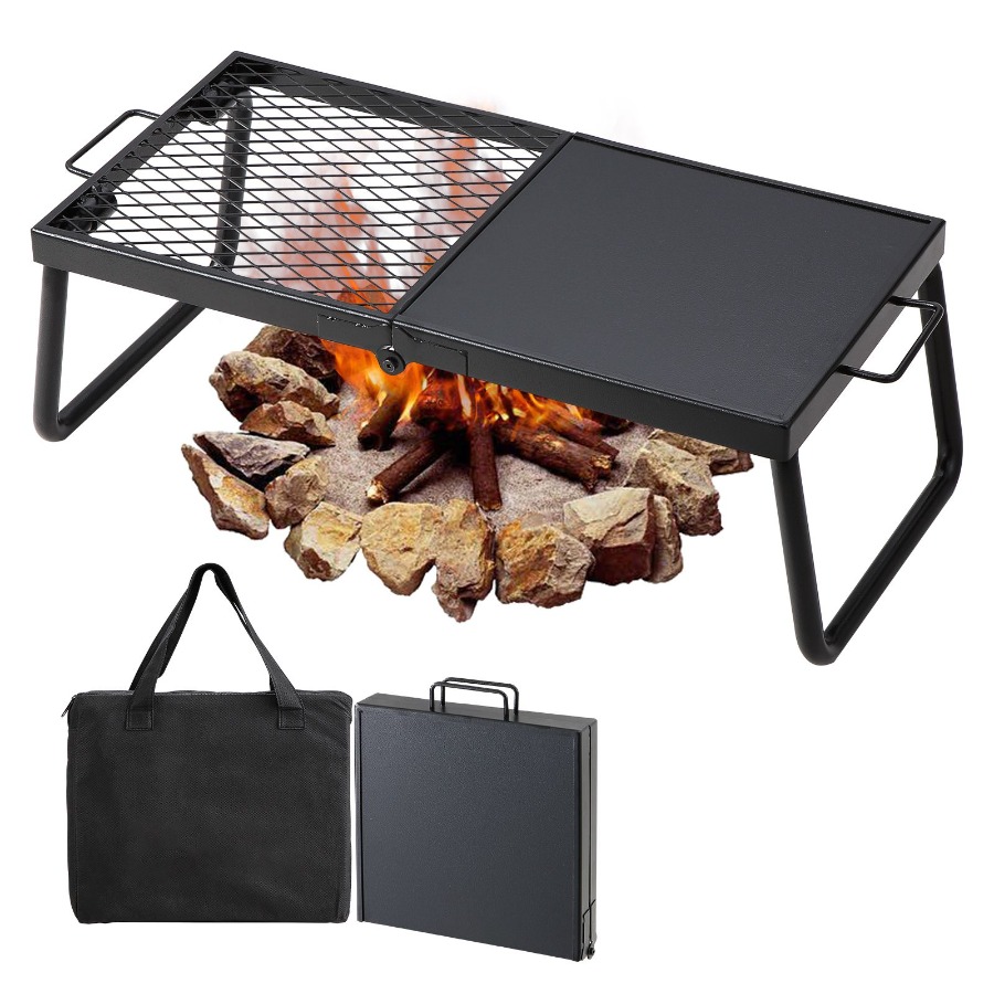 Opvouwbare kampvuurgrill, zwaa - Camping Cooking Over Fire recensie en prijs