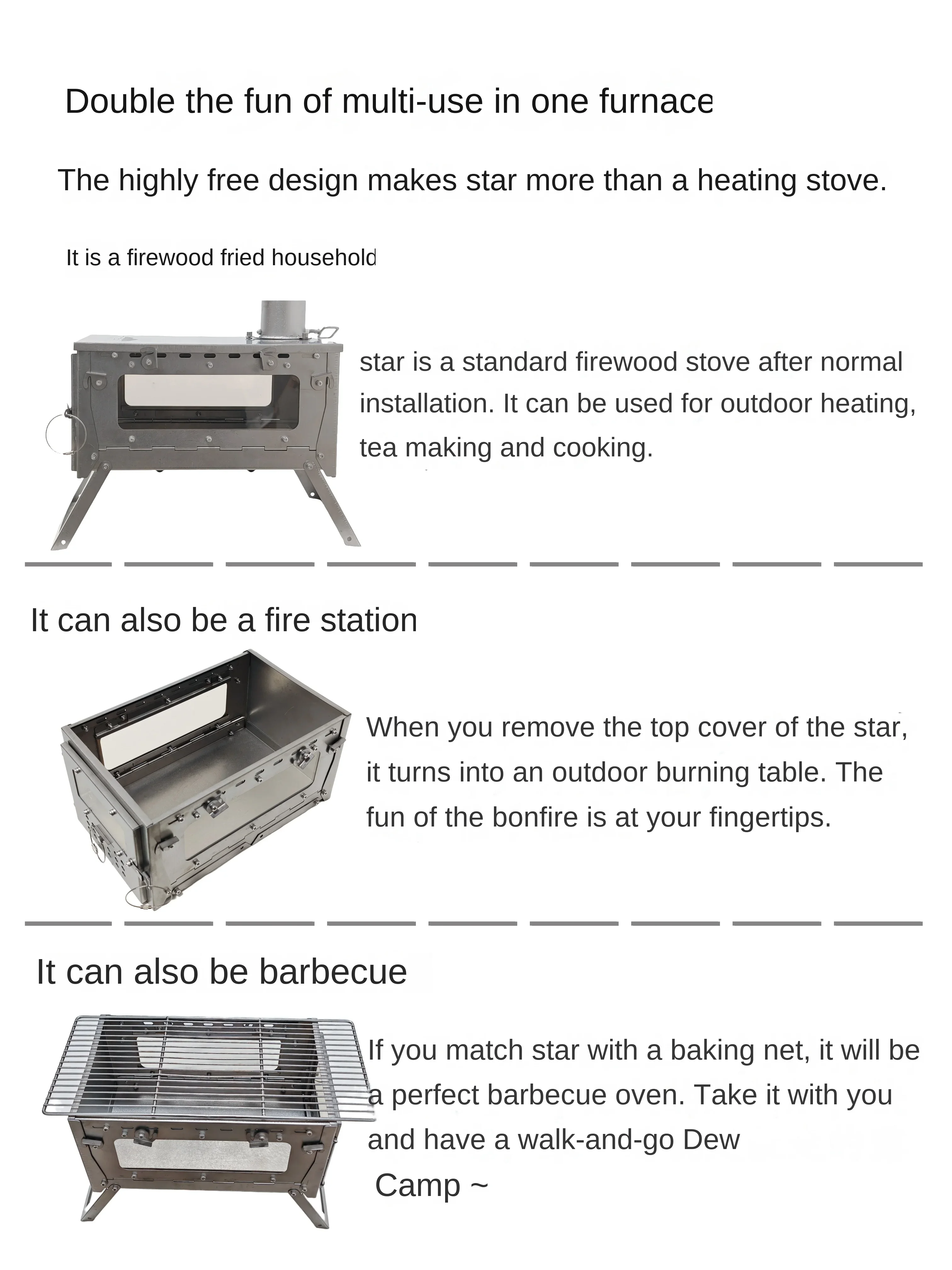 WT Star Ti Titaniumlegering Op - Camping Cooking Hob recensie en prijs