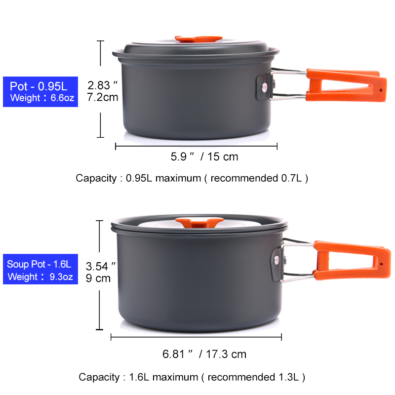Widea Camping Outdoor Kookgere - Camping Cooking Pots And Pans recensie en prijs
