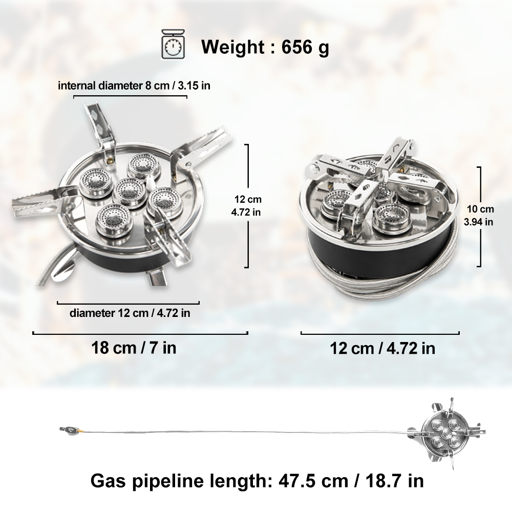 Widesea Camping 5in1 Gasfornui - Camping Cooking No Gas recensie en prijs