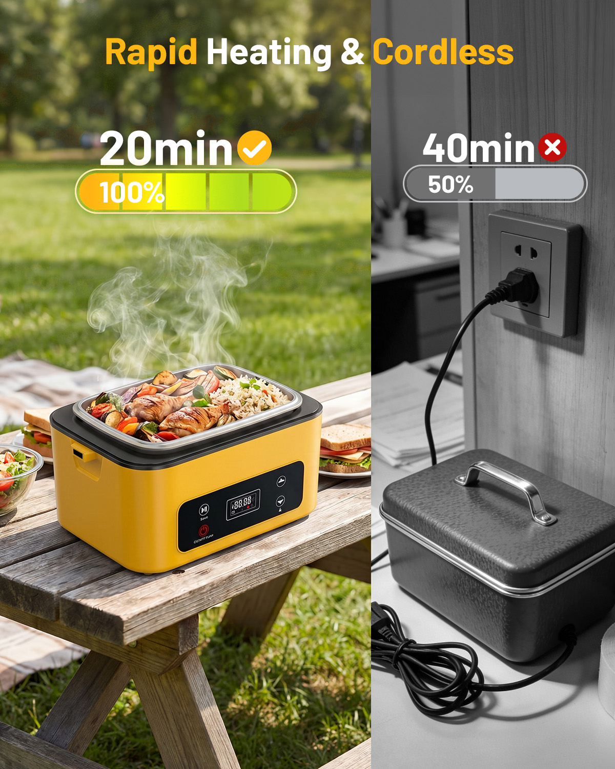 TaskStar Draagbare Verwarmde L - Camping Cooking Food recensie en prijs