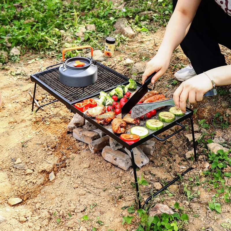 Vouwbare buitenkookrooster voo - Camping Cooking Over Fire recensie en prijs