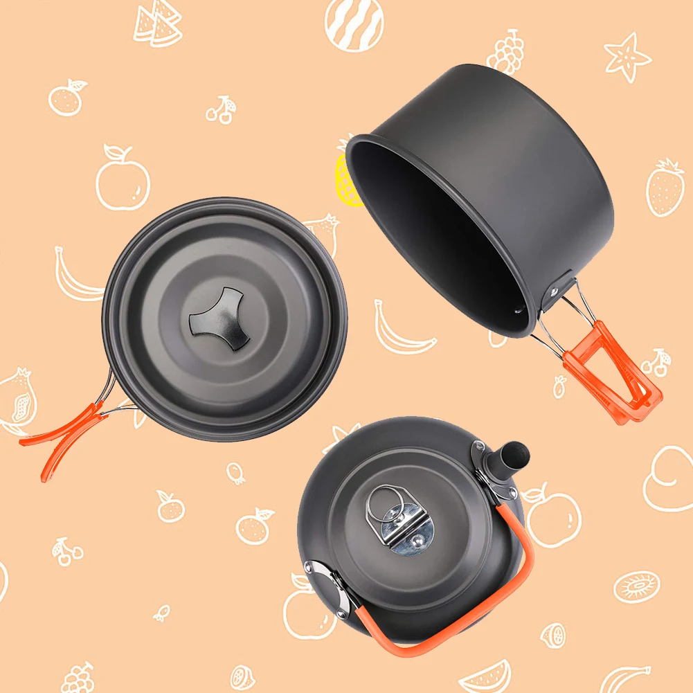 Campingkookgerei Set Ketel Pot - Camping Cooking Pots And Pans recensie en prijs